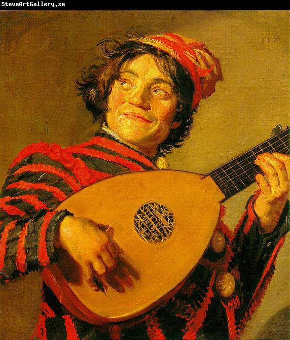 Frans Hals Jester with a Lute